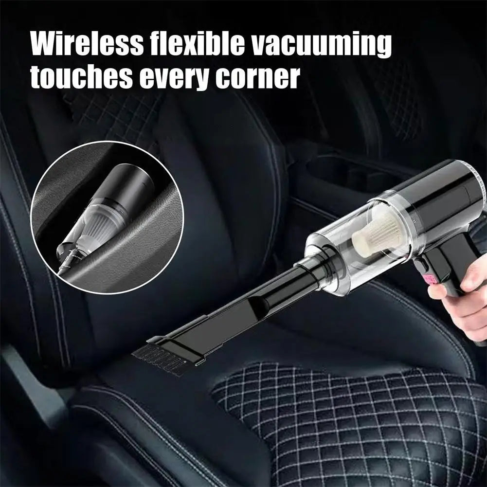 Multi-Surface Car Vacuum — Compact Portable, Home & Vehicle Use