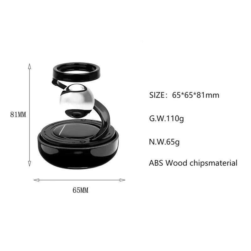 1pc Solar Car Supplies Rotation Ornaments Flavoringt Diffuser Automobiles Interiors Accessories
