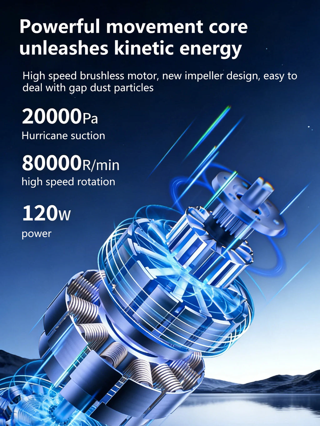 Mini High-Power Car Vacuum — Instant Suction, No Backflow, Home & Auto