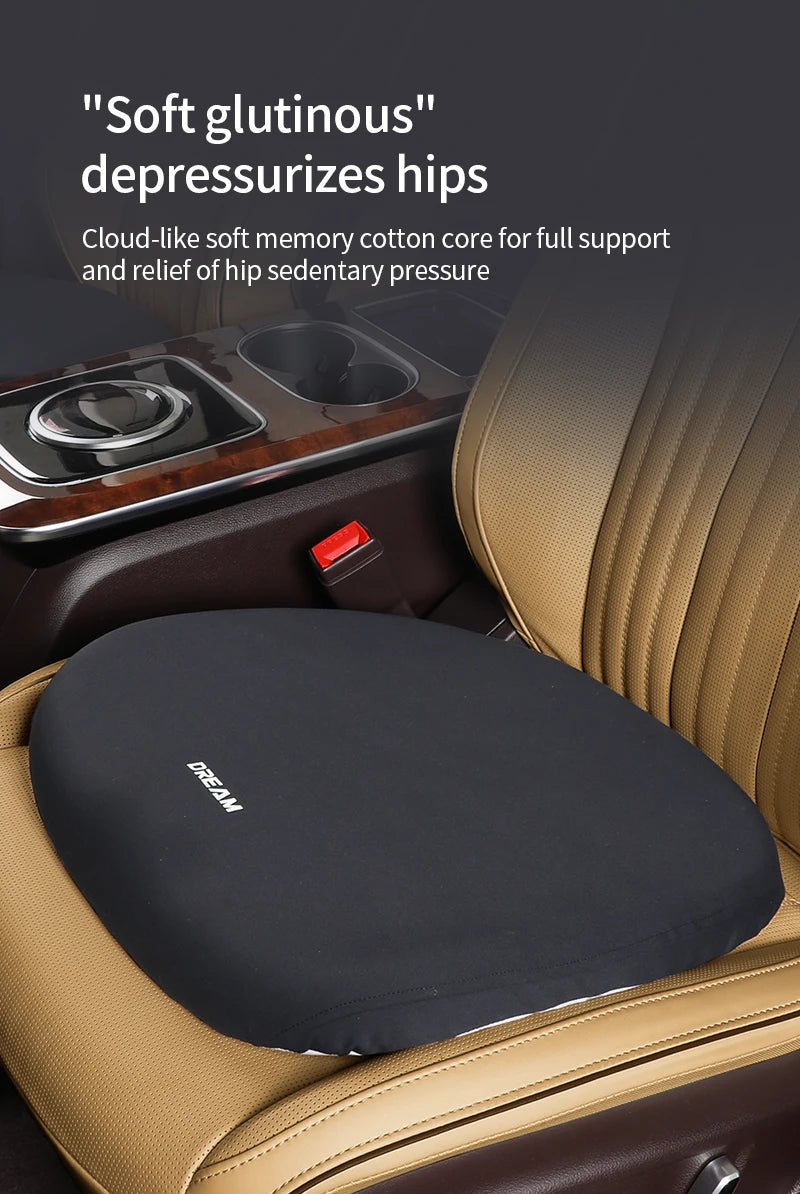 Memory Foam Car Headrest Lumbar Support Neck Pillow Back Cushion Seat Waist Car Interior Accessories for Comfortable Travel