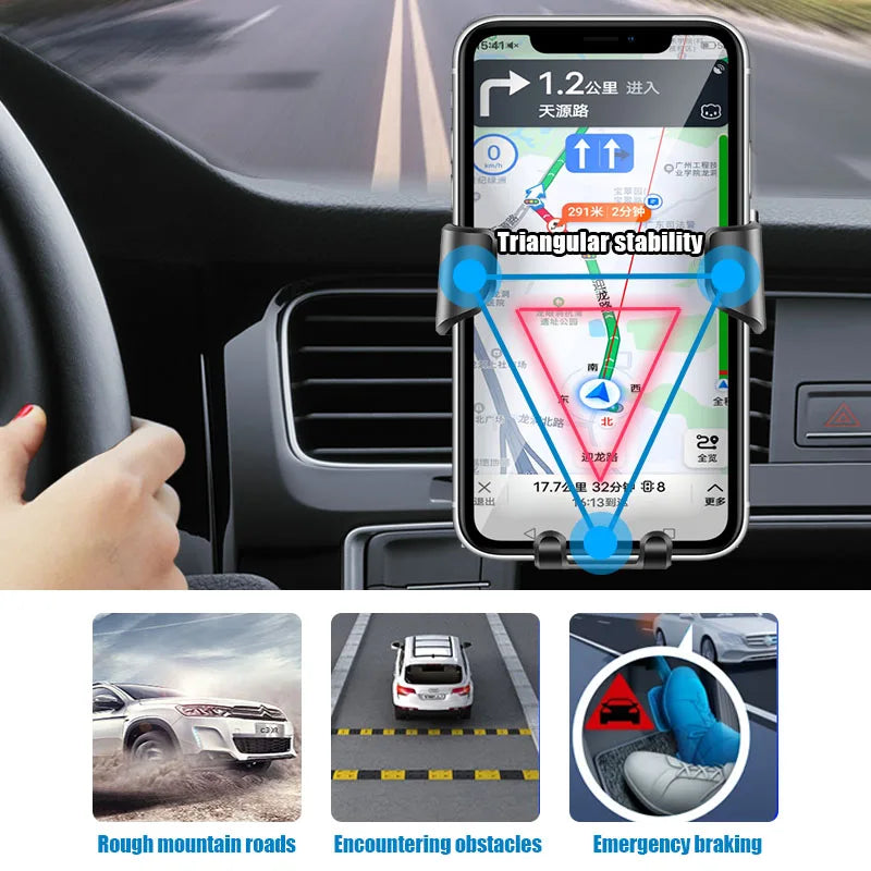 Car Internal Accessories Auto Air Outlet Phone Holder Handset For Honda Civic Fit Accord City Vezel CRV S660 Odyssey HRV Insight