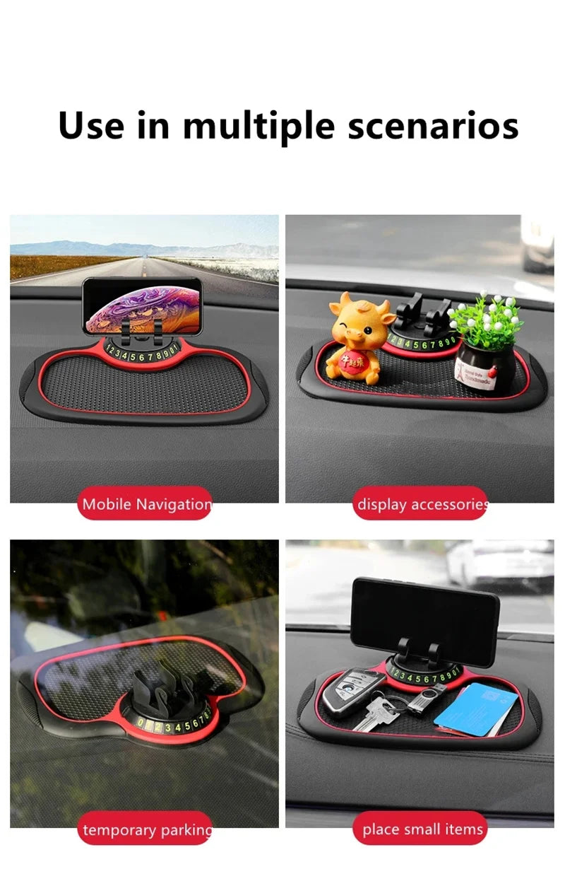 MultiFunction Car Anti-Slip Mat Auto Phone Holder Non Slip Sticky Anti Slide Mobile Phone Mount Silicone Dashboard Car Pad Mat