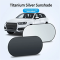 UV-Reflective Rear Windshield Sun Shade — Heat Isolation, Foldable