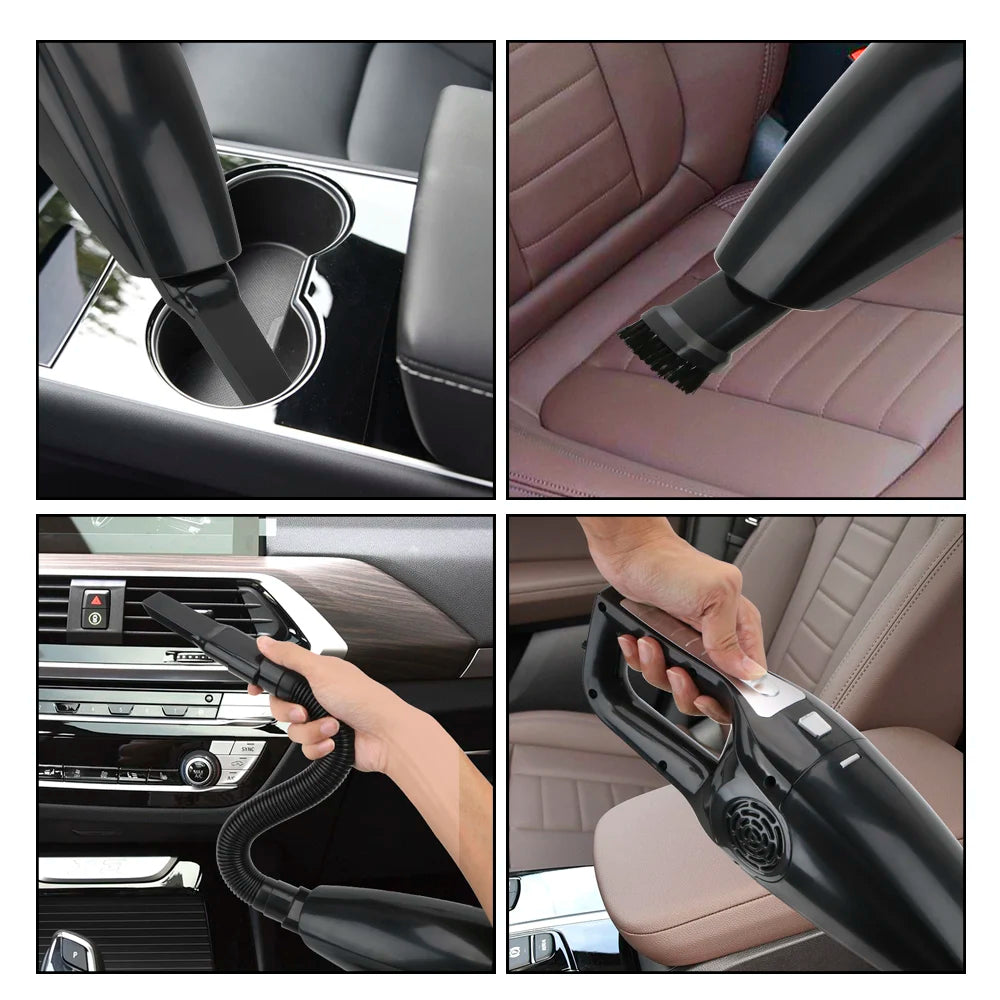 Wet & Dry Car Vacuum — 12V 120W Powerful Handheld, Auto & Home