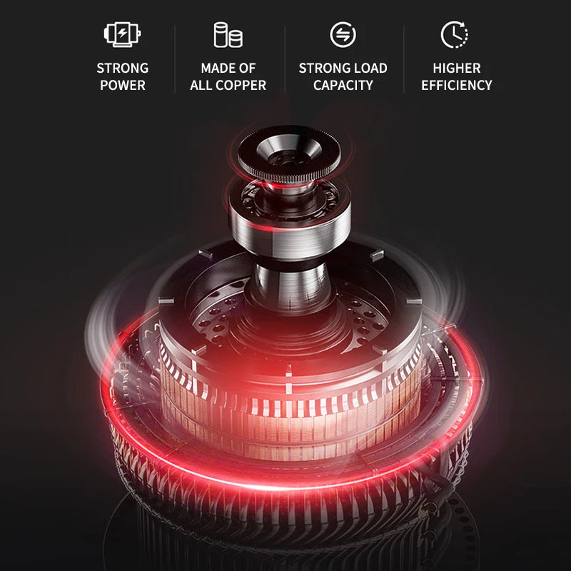Handheld Car Vacuum — 15,000PA Cordless, Blow & Suction, Multiple Nozzles