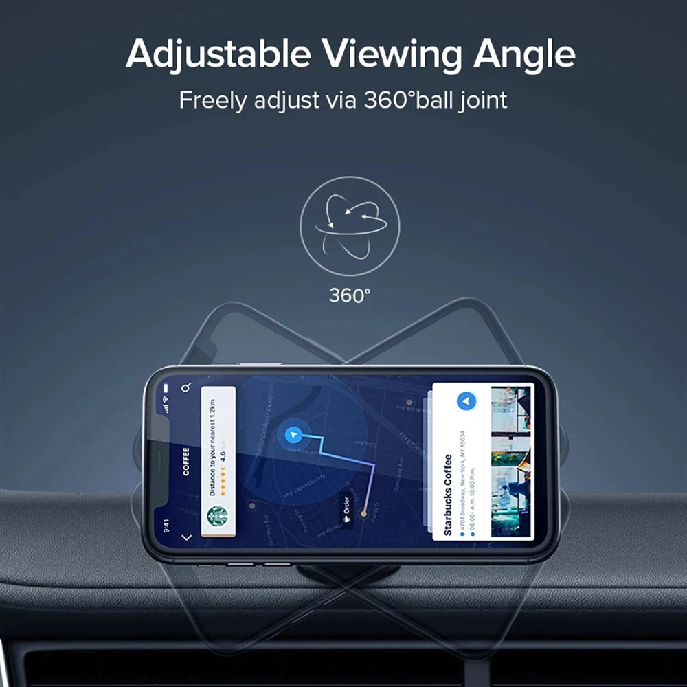 Universal Magnetic Car Phone Holder Dashboard Windshield Mount Sticker Stand for iPhone 17 16 15 14 Samsung Xiaomi Huawei