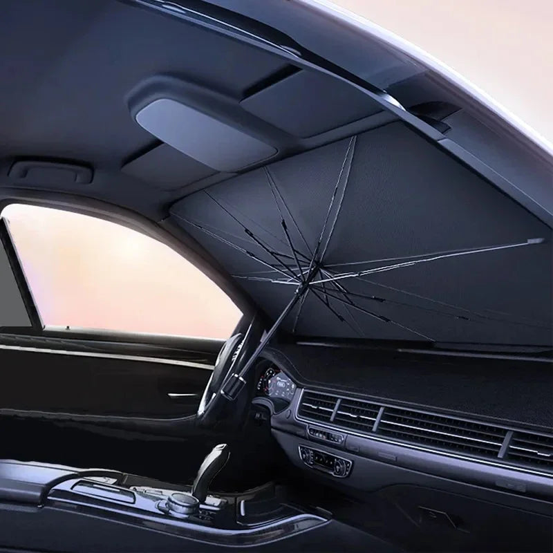 Classic Car Windshield Parasol — Interior Sun Shade, UV Protection