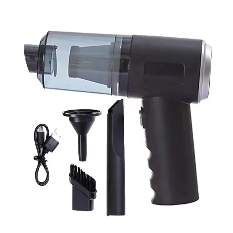 12V Portable Car Vacuum Cleaner — Cordless Handheld