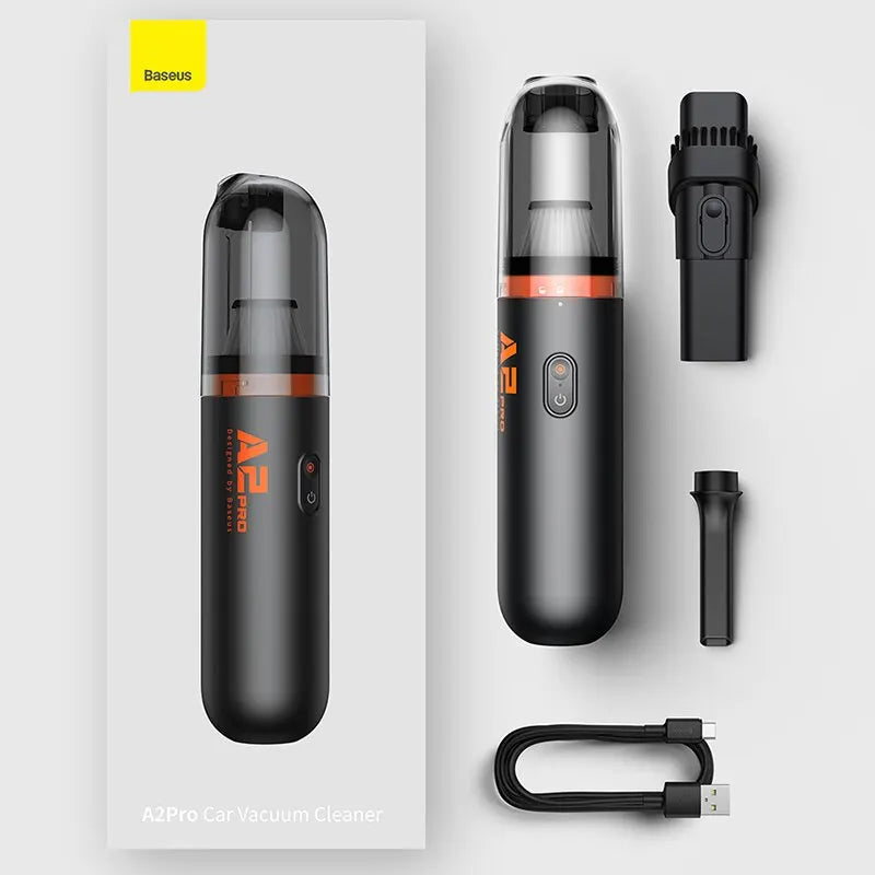 Baseus Car Vacuum — 6,000PA Blow & Vacuum 2-in-1, Home & Office