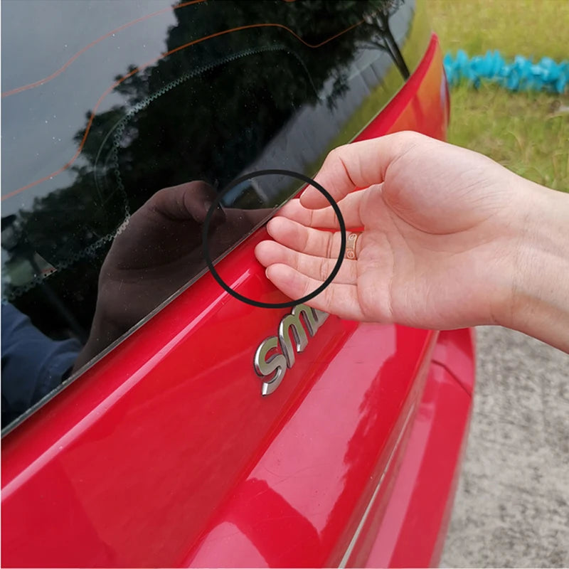 Car Rear Bumper Trunk Back Door Handle Sticker For Old Smart fortwo 451 Auxiliary Knob Exterior Decoration Auto Car Accessories