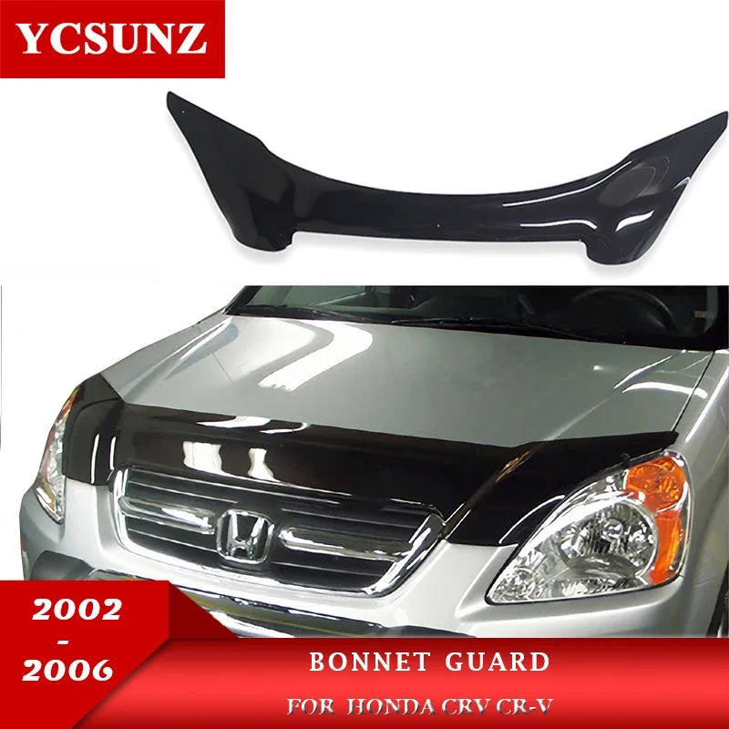 Acrylic Bonnet Guard Accessories For Honda CRV CR-V 2002 2003 2004 2005 2006 Front Hood Protector Bug Shield Car Styling