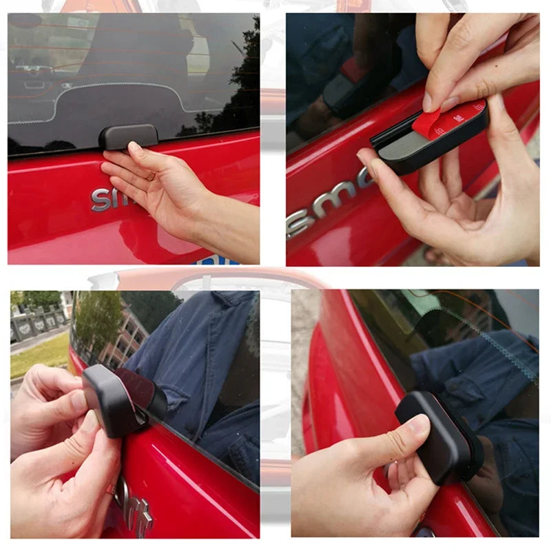 Car Rear Bumper Trunk Back Door Handle Sticker For Old Smart fortwo 451 Auxiliary Knob Exterior Decoration Auto Car Accessories
