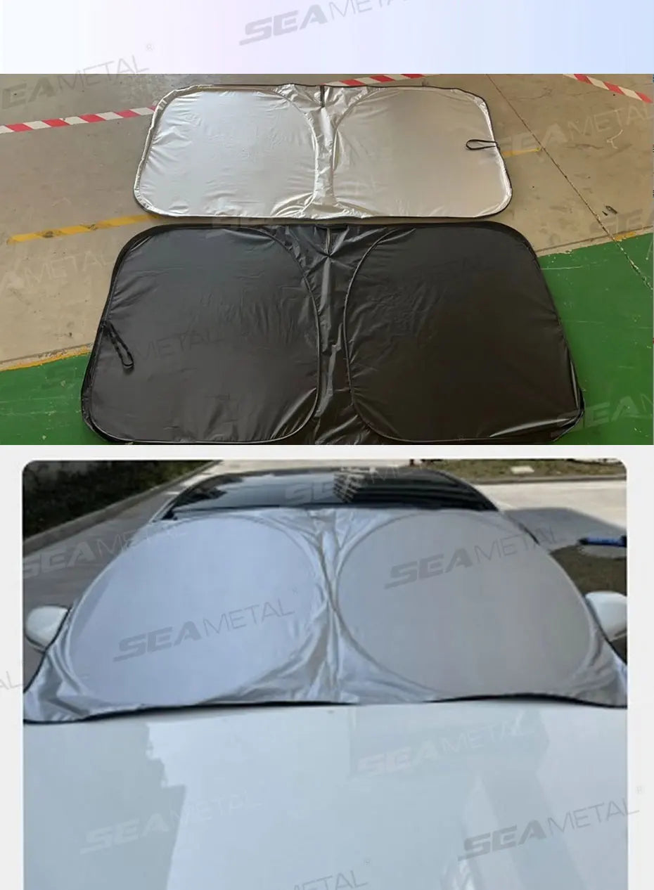 Foldable Windshield Sun Shade — 99% UV Block, Keeps Car Cool | Standard & XL SUV Sizes