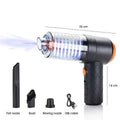 Cordless Mini Car Vacuum — Strong Suction & Blower, Home & Pet Hair