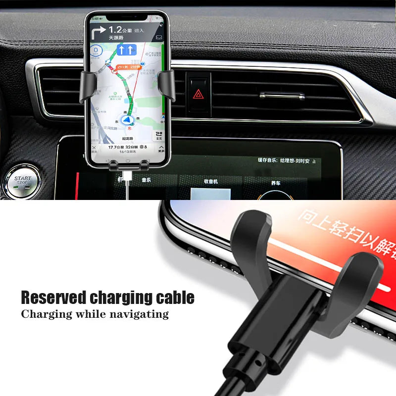 Car Internal Accessories Auto Air Outlet Phone Holder Handset For Honda Civic Fit Accord City Vezel CRV S660 Odyssey HRV Insight
