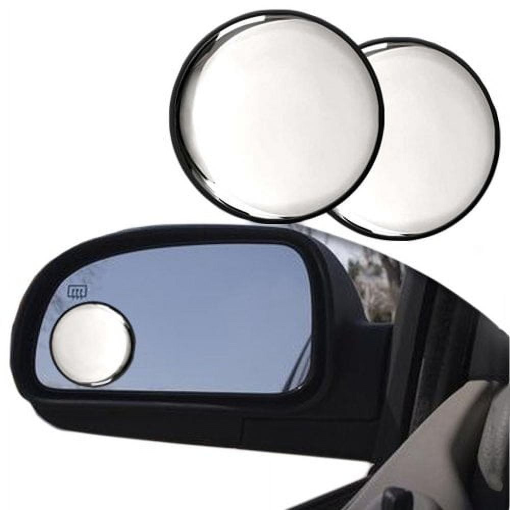Blind Spot Mirrors — 360° Adjustable Stick-On Convex Safety Mirrors (4-Pack)