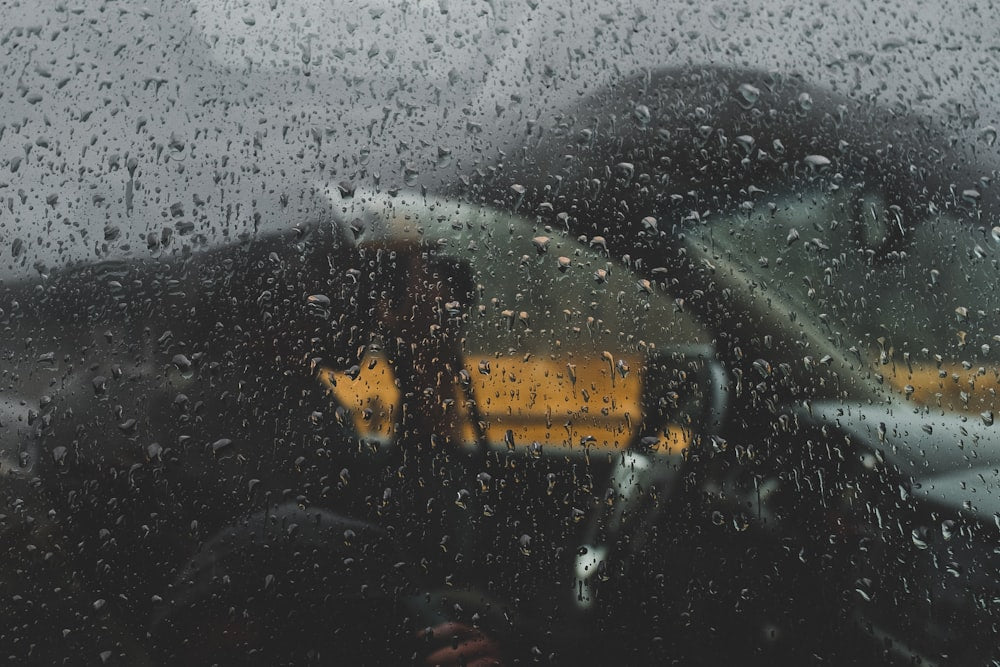 Vehicle during rainy daytime