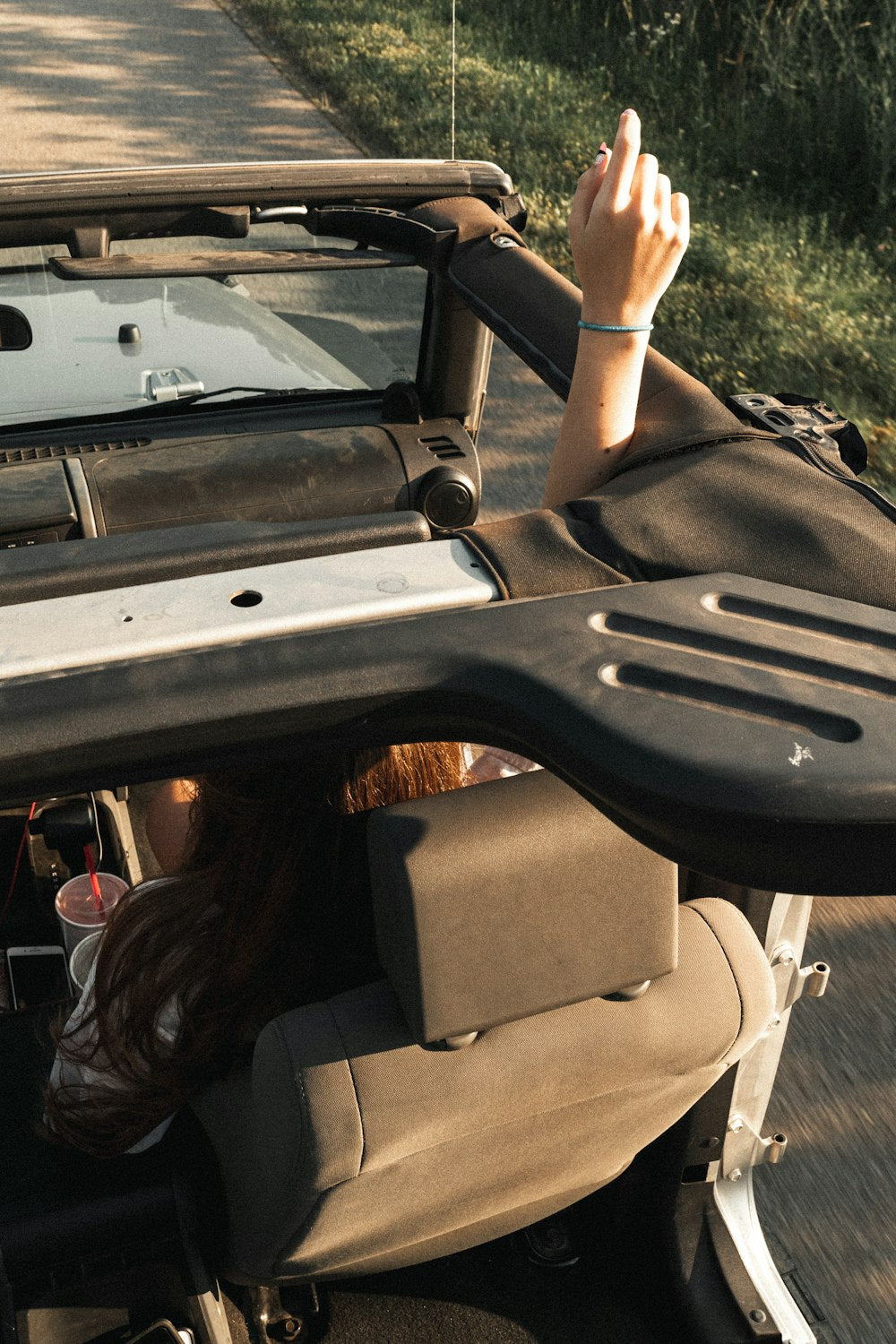 Car back seat interior