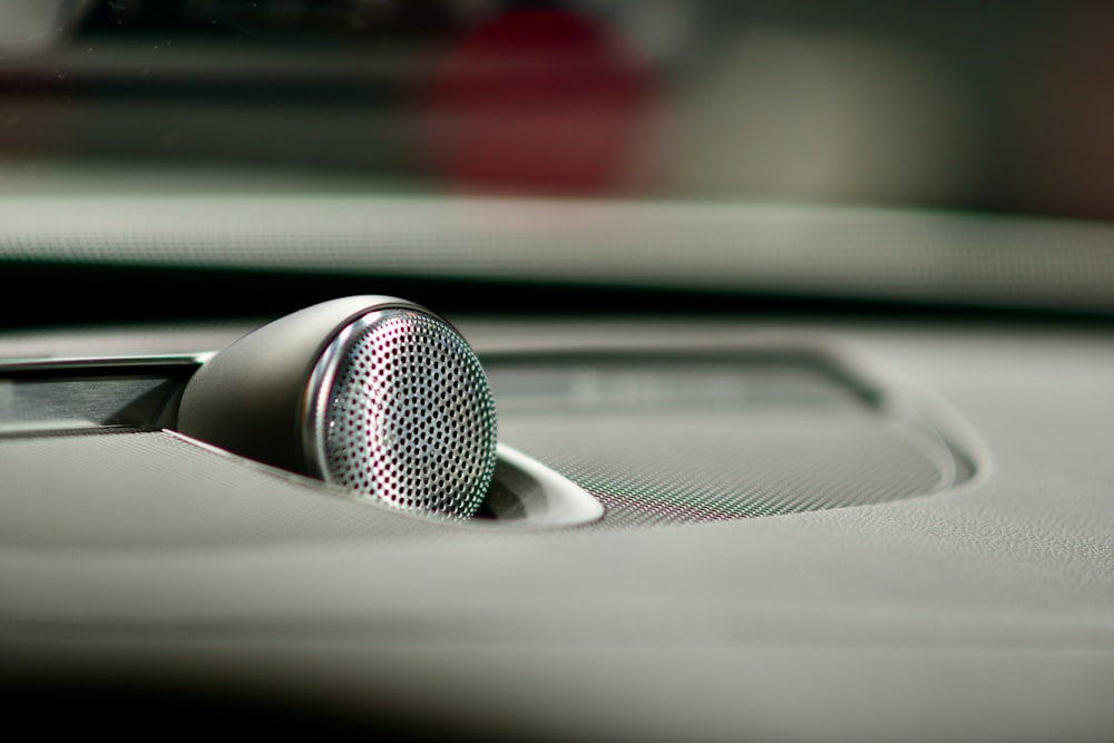 Car dashboard interior detail