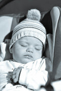 Baby sleeping in car seat