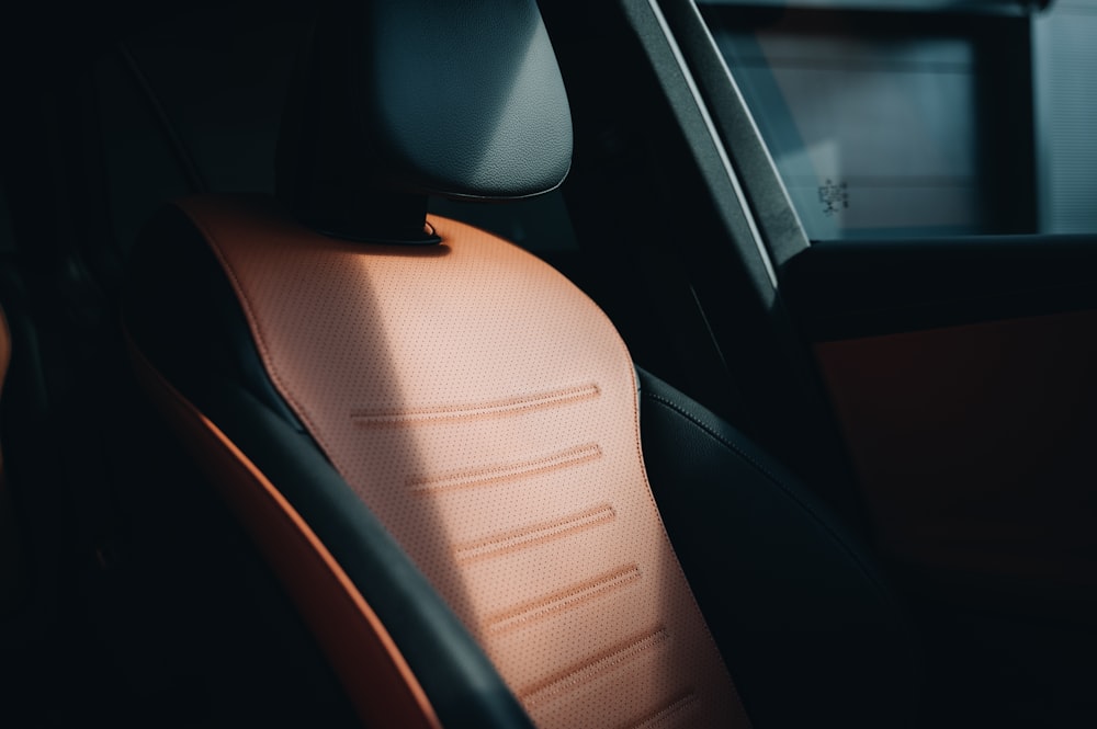 Car interior close up with sunroof