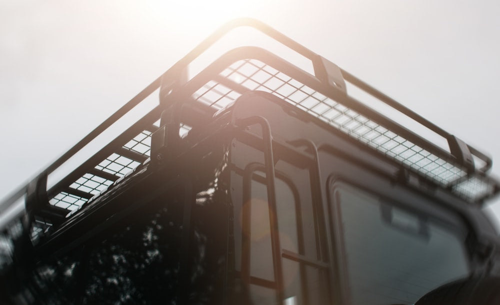 Rooftop rack on a vehicle