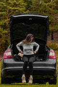 Open car trunk