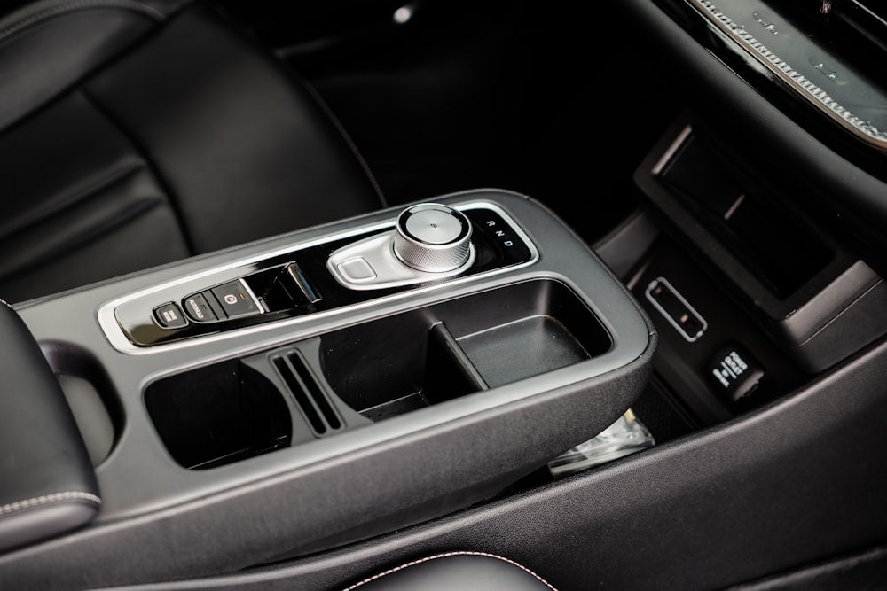 Car gear shifter and cup holders center console